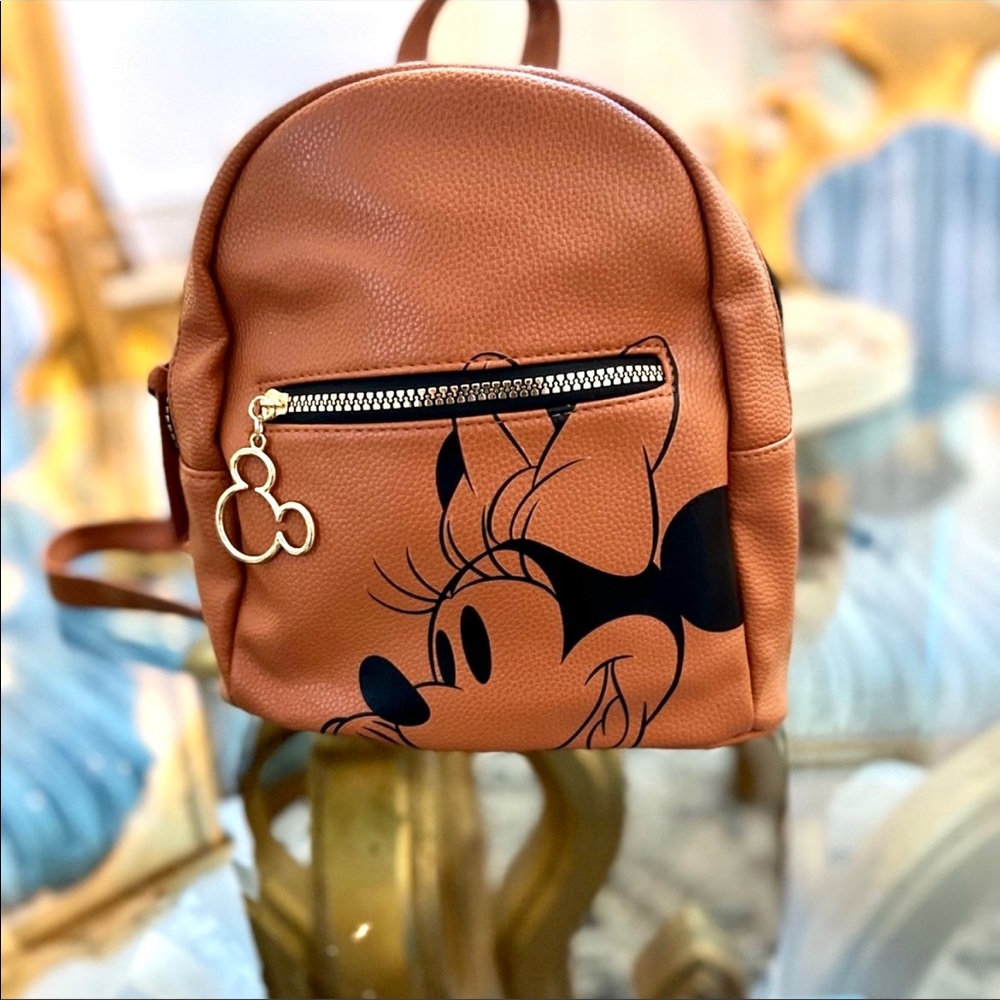 Disney Mickey Mouse Brown Backpack - image 4